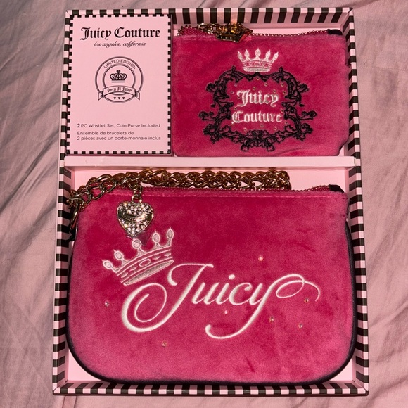 Juicy Couture Handbags - Limited Edition Juicy Couture Heritage Pouch Set